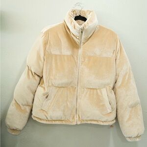 TCEC Women's Tan Puffer Jacket